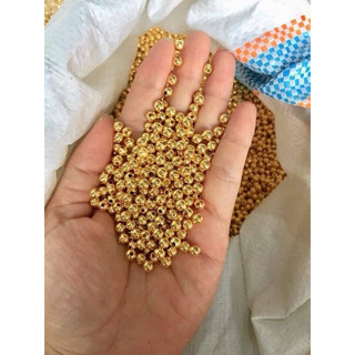 hạt trai cao cấp có lỗ sâu dùng đính quần áo, làm vòng handmade (100gram)