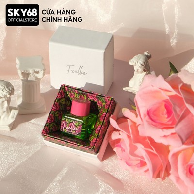 [CHE TÊN SP]Limited] Nước hoa vùng kín Foellie Hương Hoa Hồng Damask Bulgari 5ml Damask (Hồng Xanh)