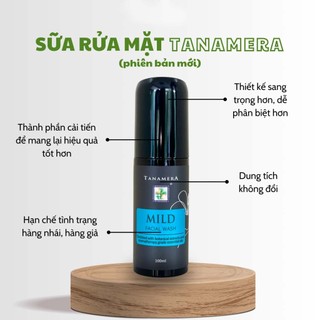 Sữa Rửa Mặt Làm Sạch Sâu Và Cấp Ẩm Mịn Màng Oganic Tanamera 100ml - Mẫu mới