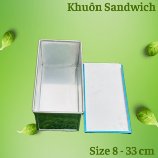 Khuôn Sandwich, độ dày 7 zem, khuôn bánh mì Chữ Nhật, khuôn bánh gối dẫn nhiệt tốt