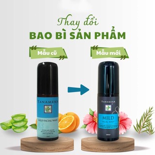 Sữa rửa mặt Tanamera (bao bì mới)  Làm Sạch Sâu Và Cấp Ẩm Mịn Màng Oganic Tanamera 100ml