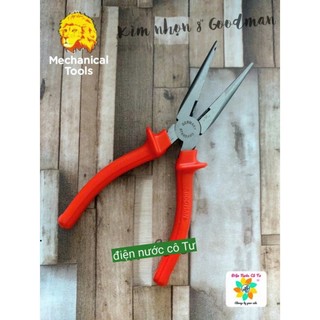 SET 3 cây kìm (kềm) răng điện cắt nhọn 8inch Goodman