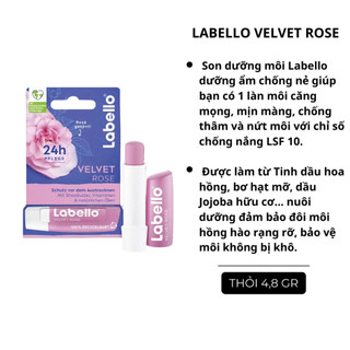 Son Dưỡng Môi Labello Giúp Môi Căng Mọng, mềm Mịn Lâu Dài - Đức