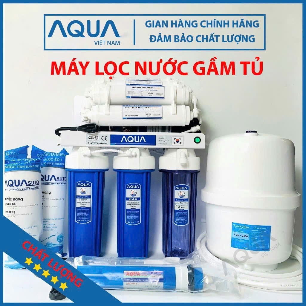 Máy lọc nước RO lắp gầm bếp chính hãng  lọc nước uống trực tiếp 99% cặn bẩn đảm bảo sức khỏe lắp đặt dễ dàng