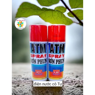 Bình phun sơn màu đỏ ATM Spray mã A211