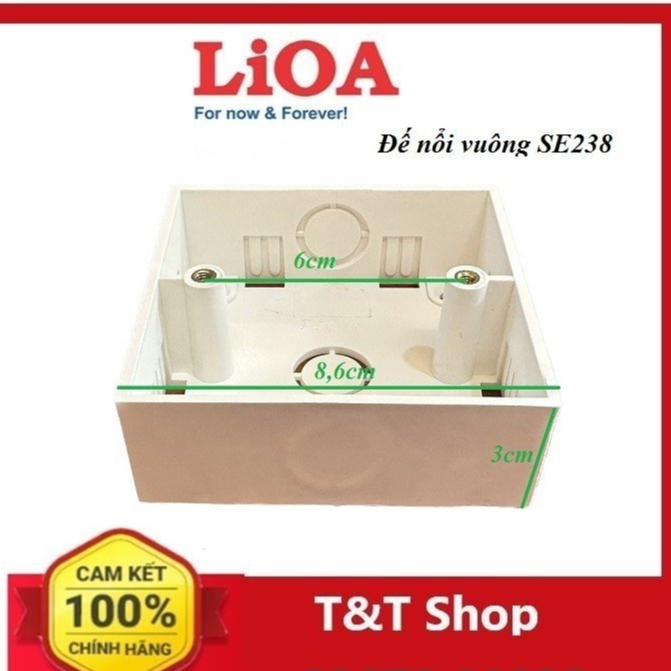 Đế nổi, đế âm vuông Lioa