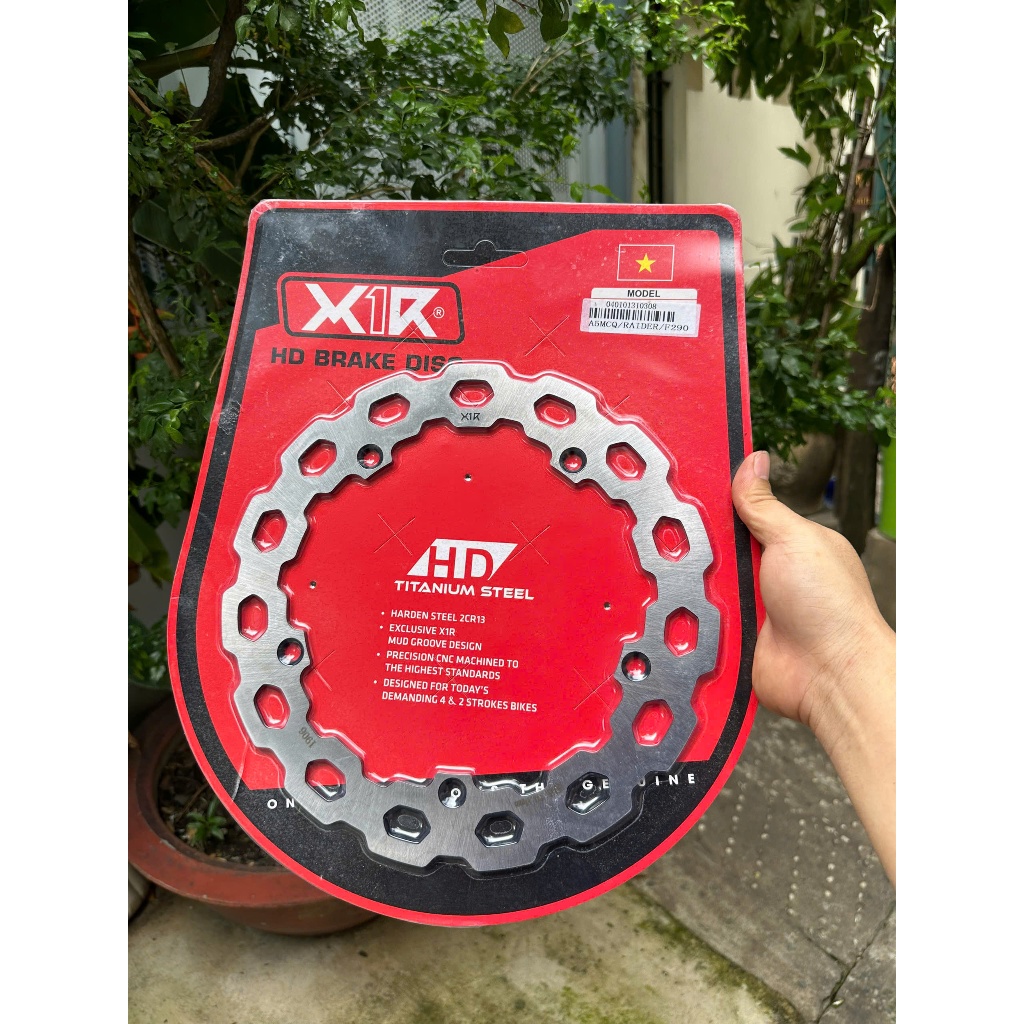 ĐĨA THẮNG X1R 290MM CHO SUZUKI RAIDER/RAIDER FI HOẶC GẮN LỒNG NHÔM EX150