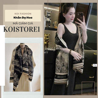  Khăn Dạ Ép Hoa,Khăn Choàng Chất Dạ Mỏng Sang Trọng Khổ 70x180cm 