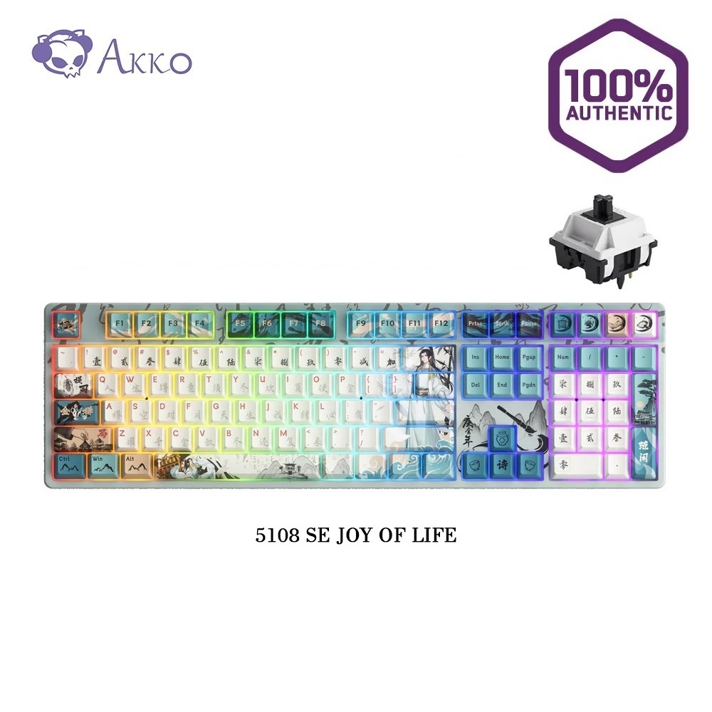 Bàn phím AKKO 5108 SE Joy of Life (RGB / Hotswap / Multi-mode)_Mới, hàng chính hãng