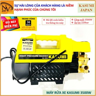 Máy rửa xe mini áp lực cao áp Kasumi xịt rửa điều hòa sân vườn