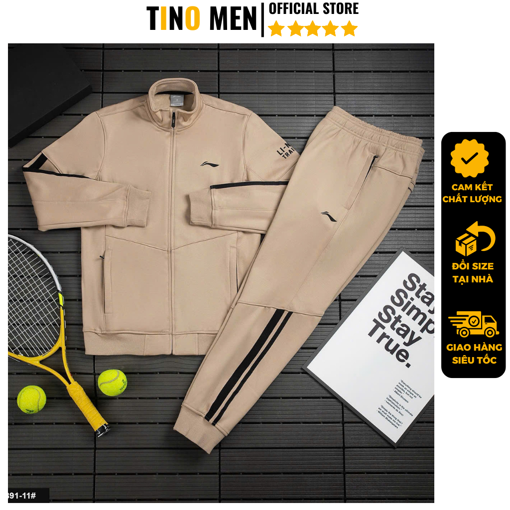 Đồ thể thao nam Adidas thu đông cao cấp phom dáng đẹp, chất nỉ dày dặn mềm mịn thoải mái bản mới 2024 Tinomen TD4-891