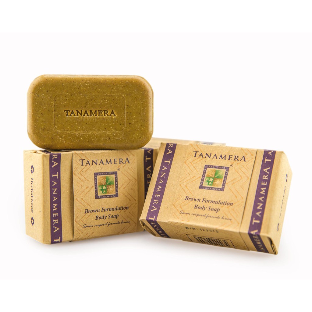 Xà Bông Tắm & Tẩy Tế Bào Chết Body Chiết Xuất Nghệ Hữu Cơ Tanamera 125g