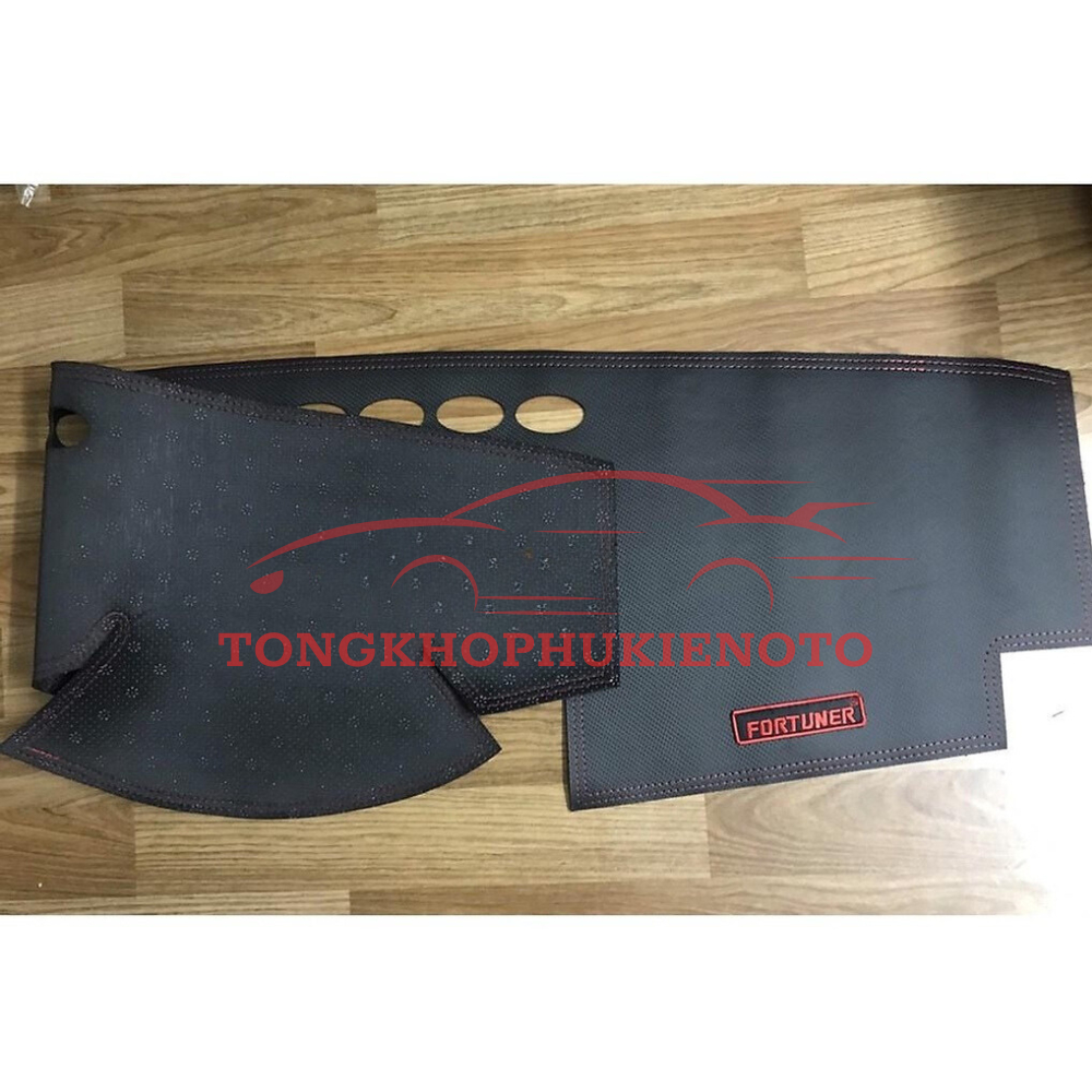 Thảm taplo da carbon xe Fortuner đời 2006-2015