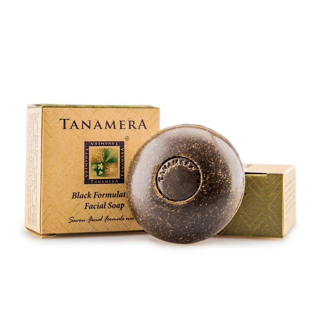 Xà Bông Nghệ Đen Rửa Mặt & Tẩy Tế Bào Chết Da Mặt TANAMERA 60g