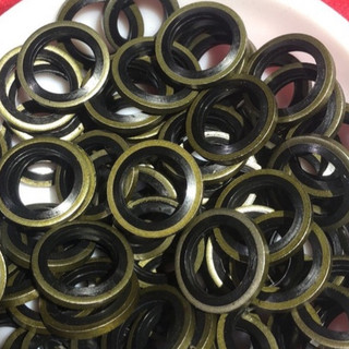 (50 cái) Long đền dầu ( sắt có cao su) từ  lỗ trong 6mm đến lỗ 27mm