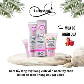 Tẩy lông Balea kem triệt lông vĩnh viễn vùng kín nách tay chân bikini an toàn cam kết không đau rát