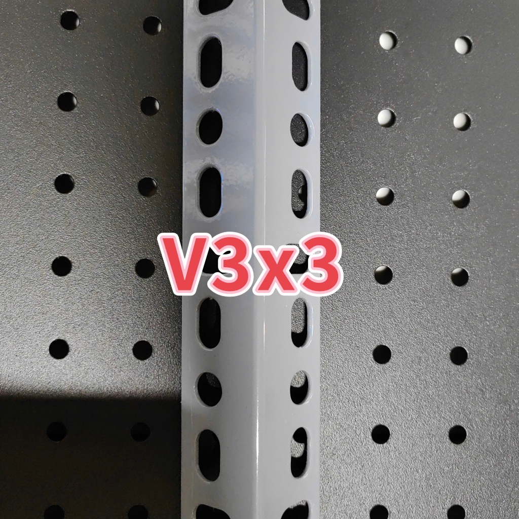 Sắt V3x3 - Sắt lắp ráp kệ sắt đa năng nhiều kich thước
