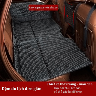 Nệm giường ô tô treo ghế sau, Đệm xe hơi nằm ngủ gấp gọn chịu tải 500kg, Giường đệm ô tô cao cấp dùng cho xe 4 -5-7 chỗ