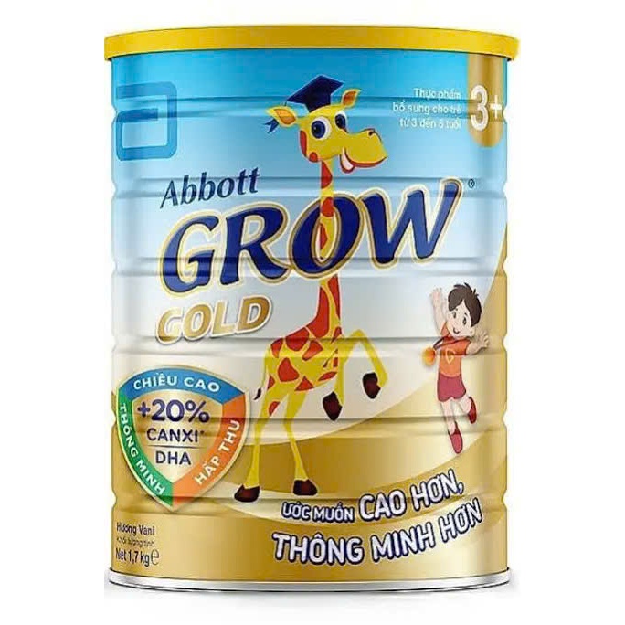 Sữa bột Abbott Grow 3+ Lon 1.7kg