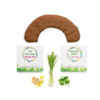 Gối chườm vai thảo mộc Lamom