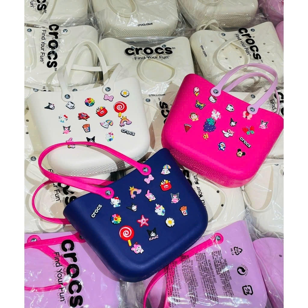 Túi Nữ Cross - Túi Crocs 5 Màu Chram Ngẫu Nhiên Hottrend 2024