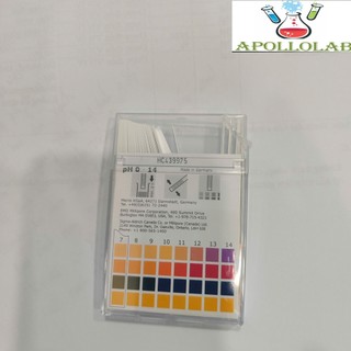 [ĐỨC] Que đo pH 0-14 Merck Code 1.09535.0001 Hộp 100 que