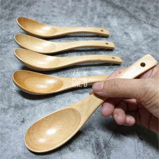 Muỗng Ăn Cơm Gỗ Beech, Chiều Dài 16.5cm