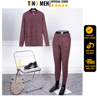  Đồ bộ thu đông nam Adidas cao cấp cổ tròn dài tay chất nỉ dày dặn hàng thiết kế mới nhất 2024 Tinomen TD4-2397 