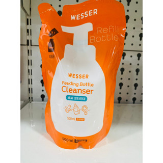   CHÍNH HÃNG  Nước rửa bình cọ rửa bình sữa tắm Wesser Dnee Arau dạng chai -túi tạo bọt thông minh và túi tiết kiệm 