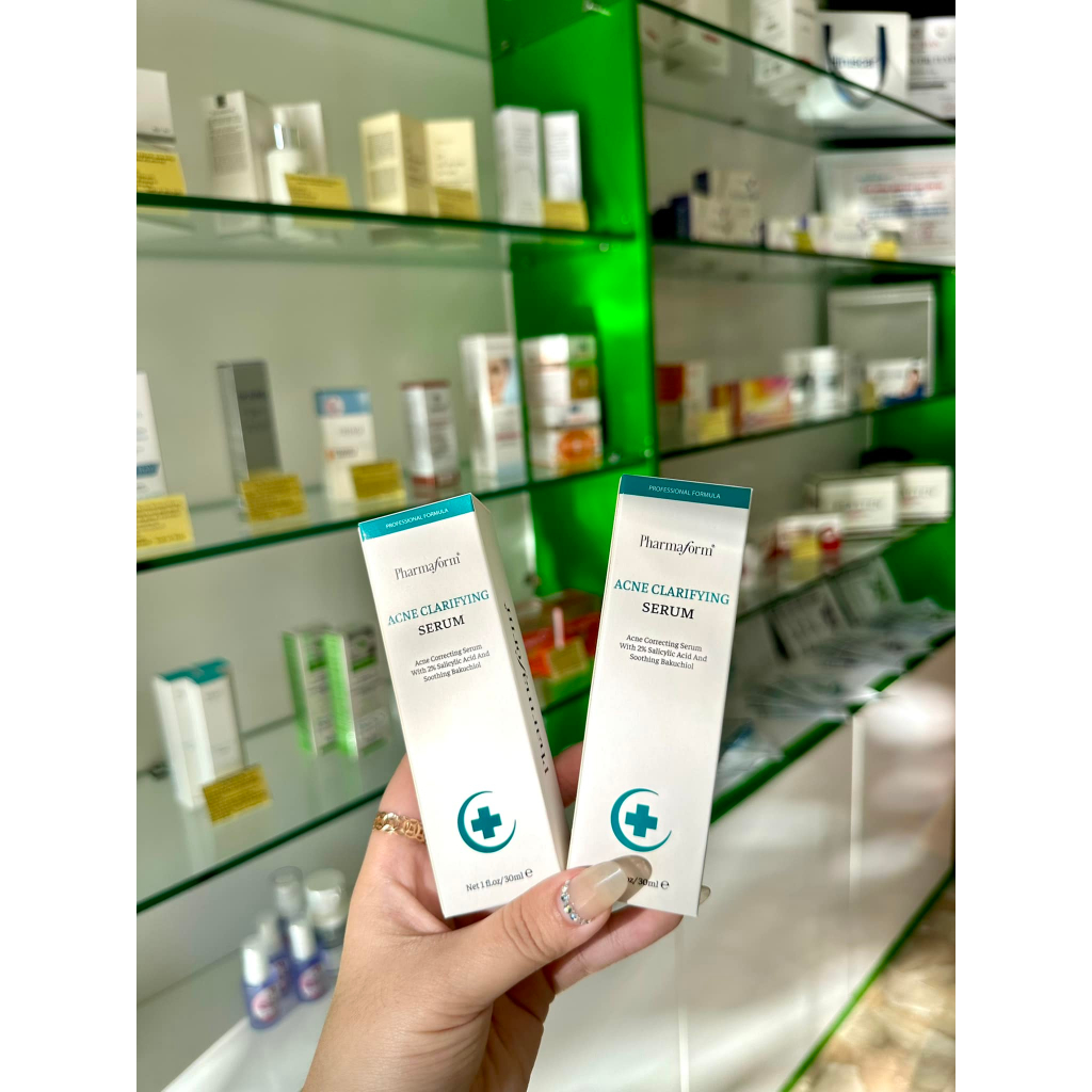 Tinh Chất Pharmaform Acne Clarifying Serum 2% Salicylic Acid + 1% Zinc PCA 30ml
