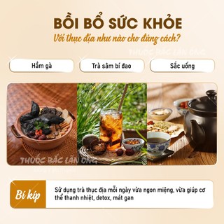 Thục Địa 1kg (Thục Địa Nấu Sâm Bí Đao)