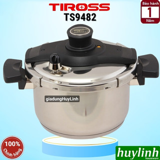 Nồi áp suất đáy từ tiross ts9483 - 5.8 lít - made in hàn quốc