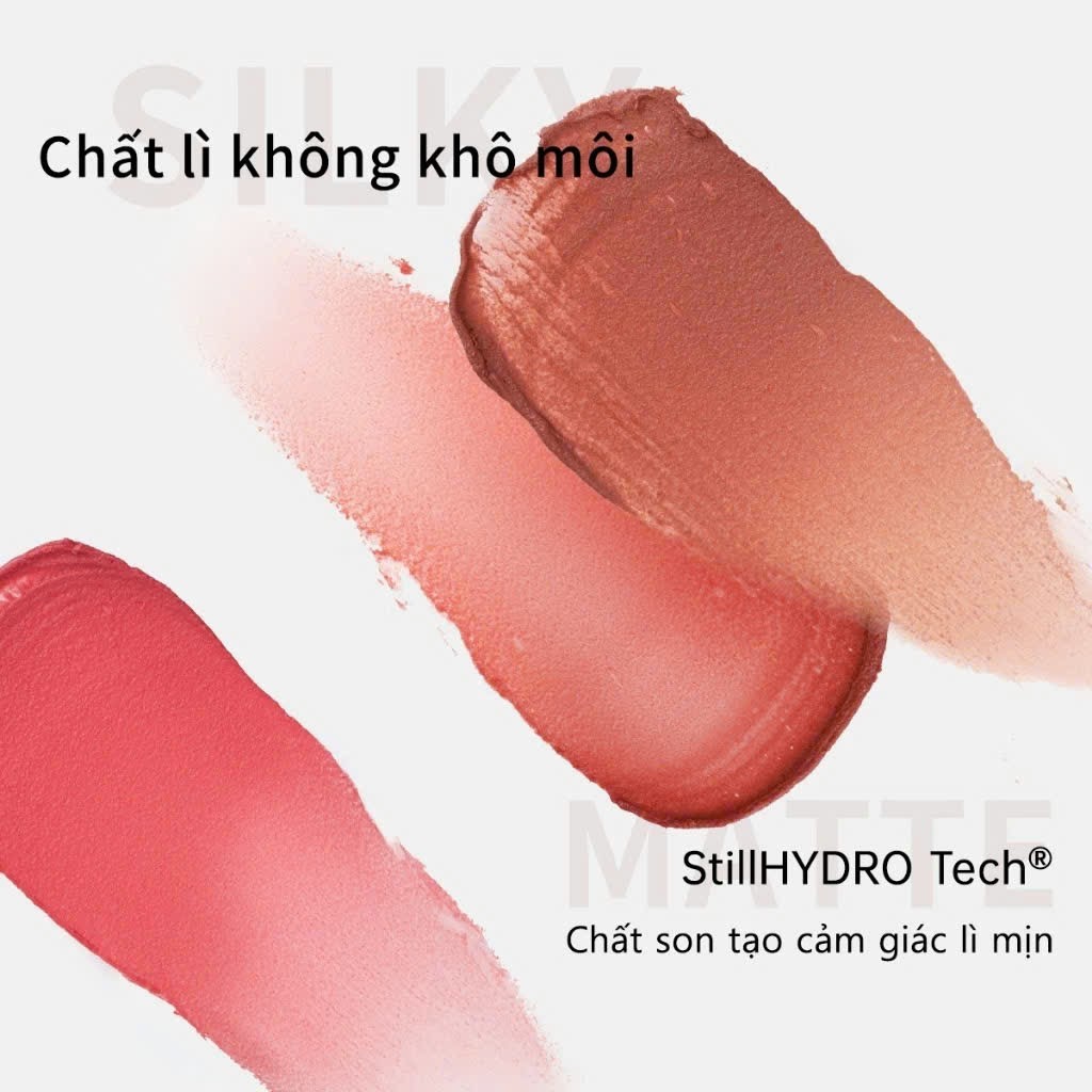 (Nắp đen) Son kem Mooekiss Velvet Lip Mud 3g