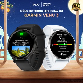 Đồng Hồ Thông Minh Garmin Venu 3 (Whitestone/Black) - Hàng Chính Hãng