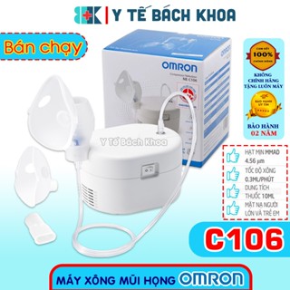 [MẪU MỚI] MÁY XÔNG MŨI HỌNG OMRON C106 - BẢO HÀNH CHÍNH HÃNG 02 NĂM