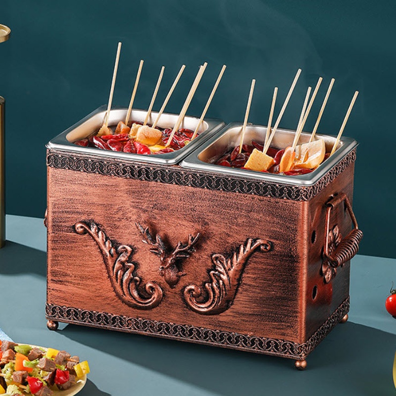 Nồi lẩu xiên que cổ điển cho 2-6 người dùng cồn GDY014