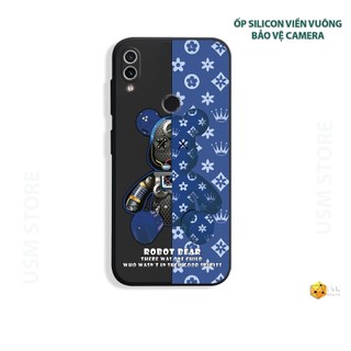 Ốp lưng Xiaomi Redmi 7 / Note 7 / Note 7S / Note 7 Pro /  Redmi Y3, chất TPU dẻo, Bearbrick ngầu