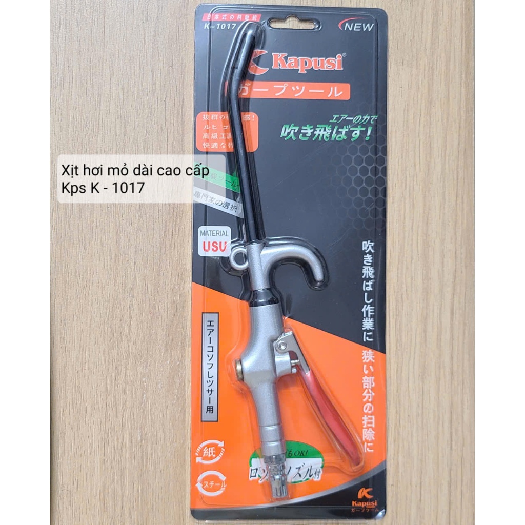 SÚNG XỊT HƠI THÂN SẮT MỎ DÀI k1017 KAPUSI