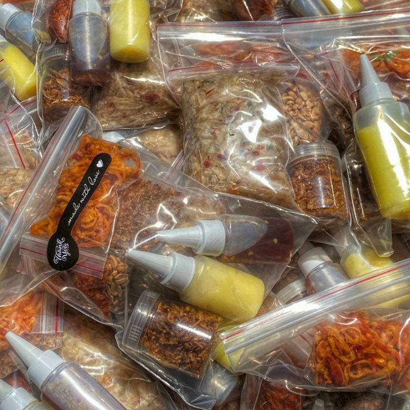 🥢🥡 BÁNH TRÁNG DẺO SỐT MỰC RIM ME 🥡🥢                   🦑 1 (bảo quản 30 ngày)  Bánh tráng dẻo  sốt mự