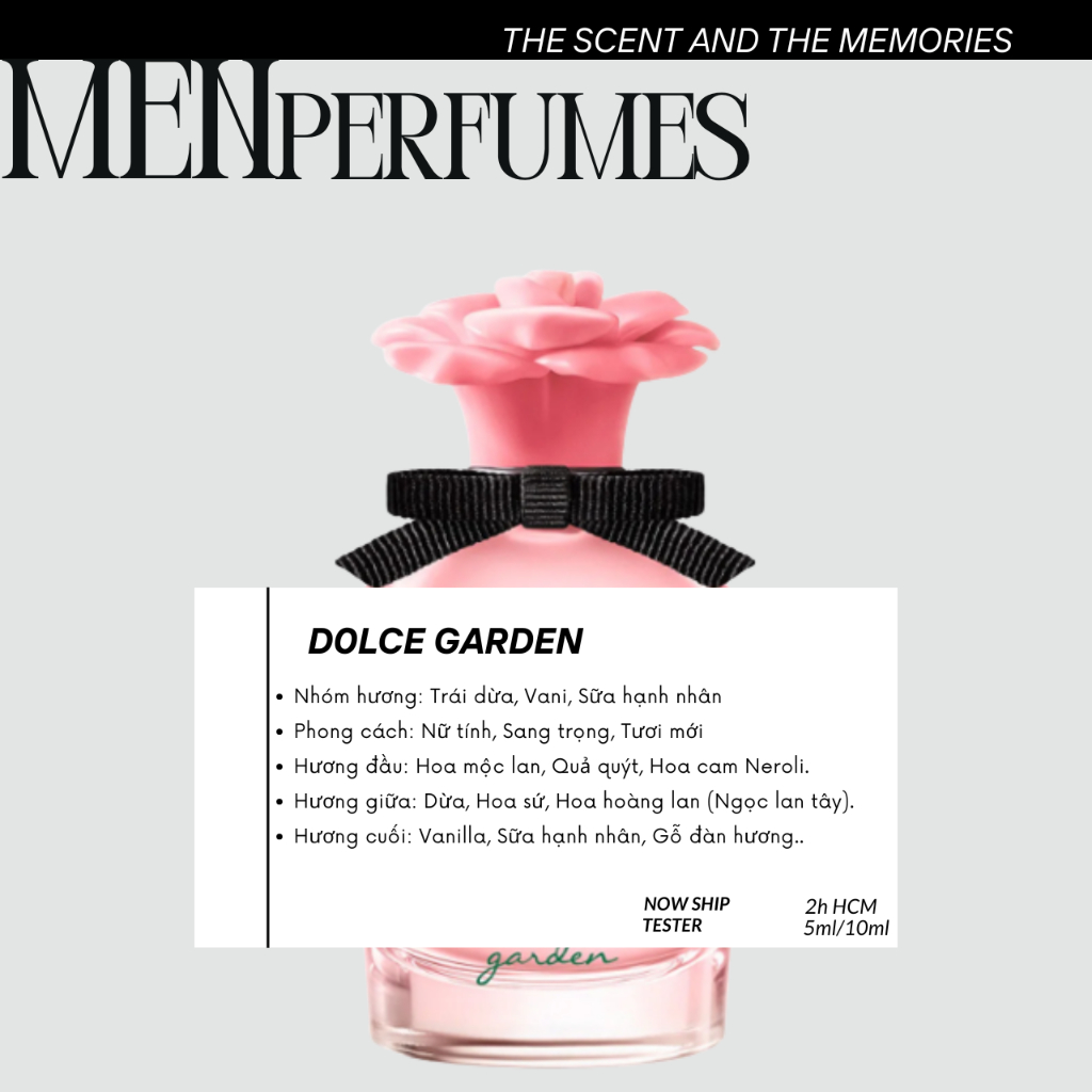 Nước hoa D0lce Garden 10ml