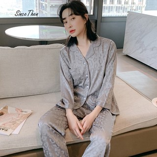 Đồ ngủ nữ lụa dài Carina, Pyjama nữ mặc nhà cao cấp (Kèm ảnh thật) - Since Then