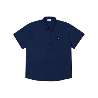 MONAT BLUE BASIC Icon M - Sơ mi có túi form rộng unisex
