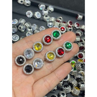 [S925] Hạt Charm Pandora Radian Bạc 925 Đính Đá Sắc Nét - Xâu, Phối, Mix Vòng Tay Nam Nữ Phụ Kiện Làm Vòng