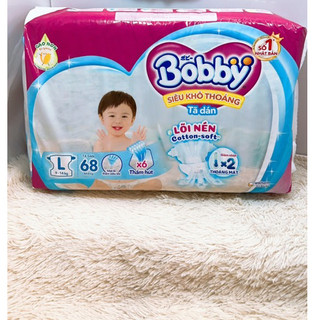 Tã Dán Bobby Size L 68 Miếng