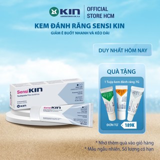 Kem Đánh Răng Sensi Kin Giảm Ê Buốt, Ngăn Ngừa Tái Phát Cho Răng Nhạy Cảm 75ml
