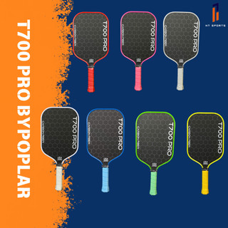 Vợt Pickleball  T700 Pro Bypoplar Chính Hãng Dành Cho Người Mới Chơi Chất Liệu Sợi Thủy Tinh Cao Câp Bền Bỉ.