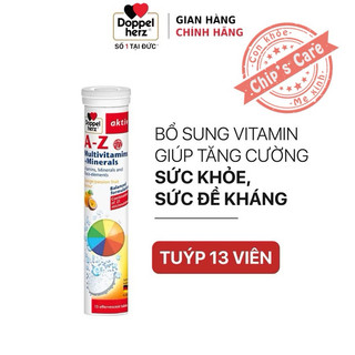  A Z Fizz - Viên Sủi Tổng Hợp Vitamin Tăng Sức Đề Kháng Doppelherz  Tuýp 13 viên  