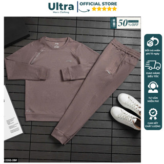 Bộ nỉ thể thao nam Adidas thu đông cao cấp, bộ quần áo thu đông nam chất nỉ dày dặn hàng hiệu 2024  Ultra UD4-2253