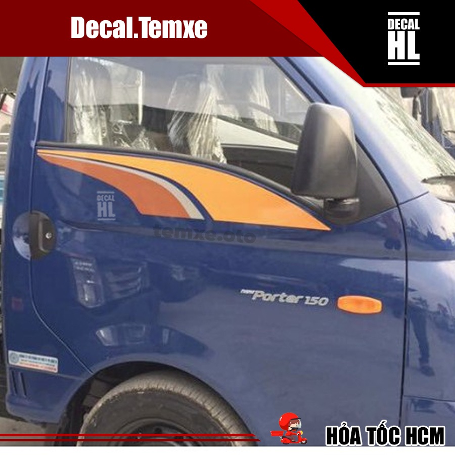 Tem dán xe tải Hyundai Porter 150 Thành Công. Tem huynhdai porter 150