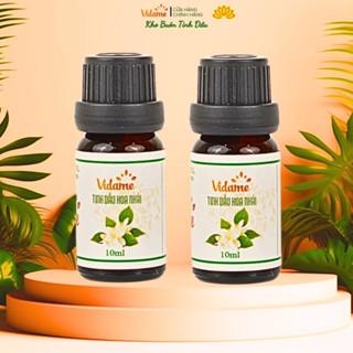 2 chai Tinh Dầu Hoa Nhài VIDAME 10ml, Hoa lài thơm xông phòng dịu nhẹ, lưu hương lâu, sang trọng